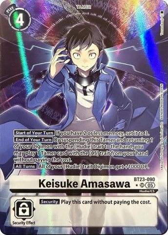 Keisuke Amasawa [BT23-090] (Alternate Art) [Hackers' Slumber] - Destination Retro