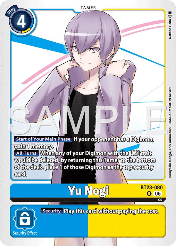 Yu Nogi [BT23-080] [Hackers' Slumber] - Destination Retro