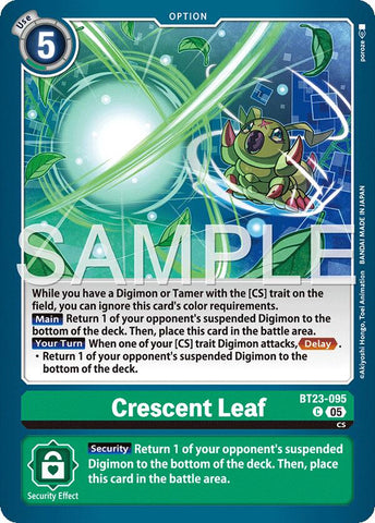 Crescent Leaf [BT23-095] [Hackers' Slumber] - Destination Retro