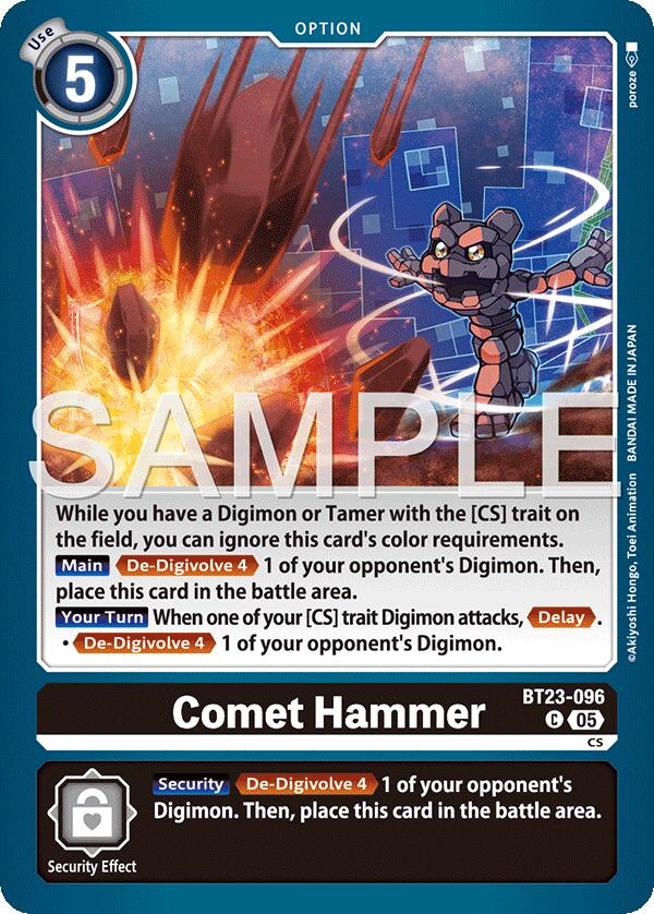 Comet Hammer [BT23-096] [Hackers' Slumber] - Destination Retro