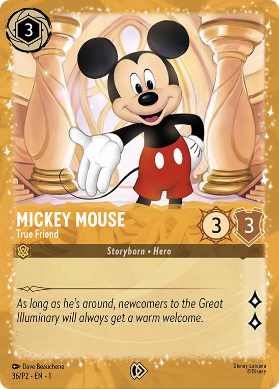Mickey Mouse - True Friend (Puzzle Promo) (36) [Promo Cards] - Destination Retro