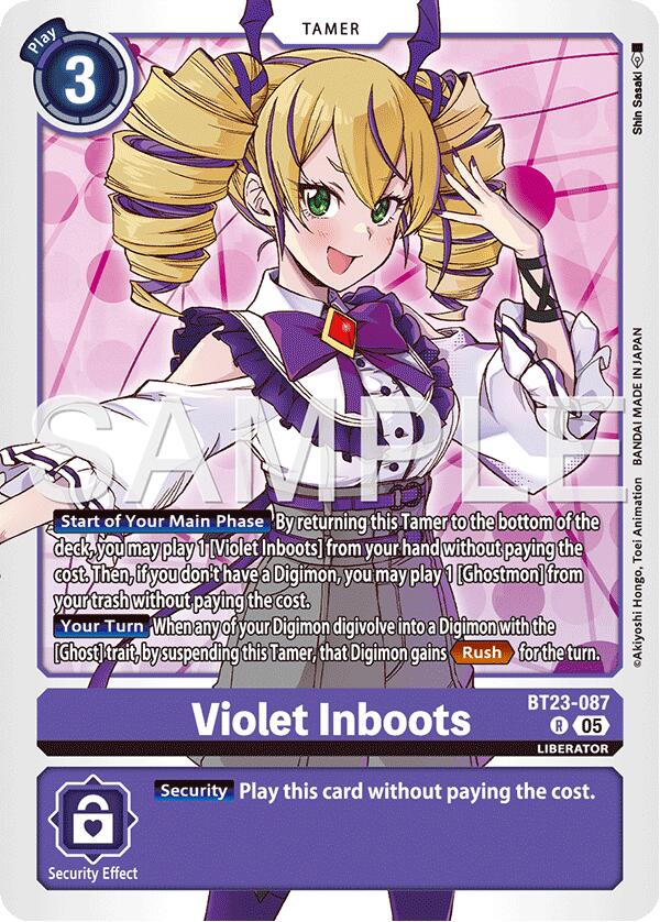 Violet Inboots [BT23-087] [Hackers' Slumber] - Destination Retro