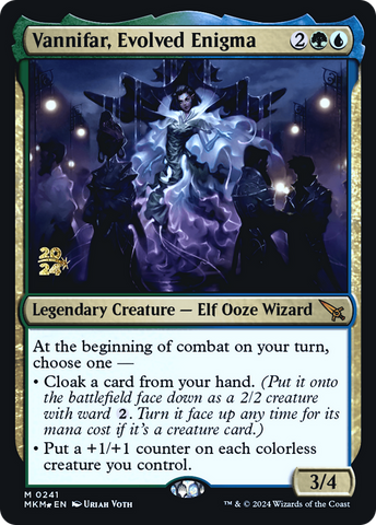Vannifar, Evolved Enigma [Murders at Karlov Manor Prerelease Promos] - Destination Retro