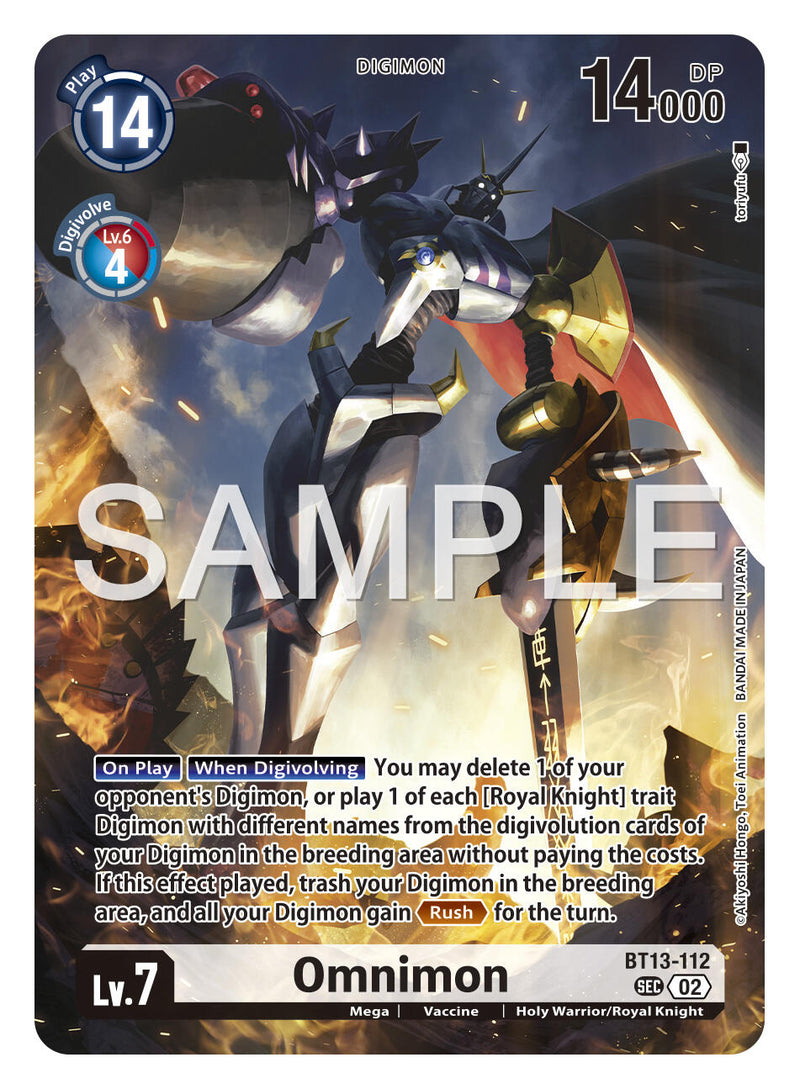 Omnimon [BT13-112] [Limited Card Pack -Another Knight-] - Destination Retro