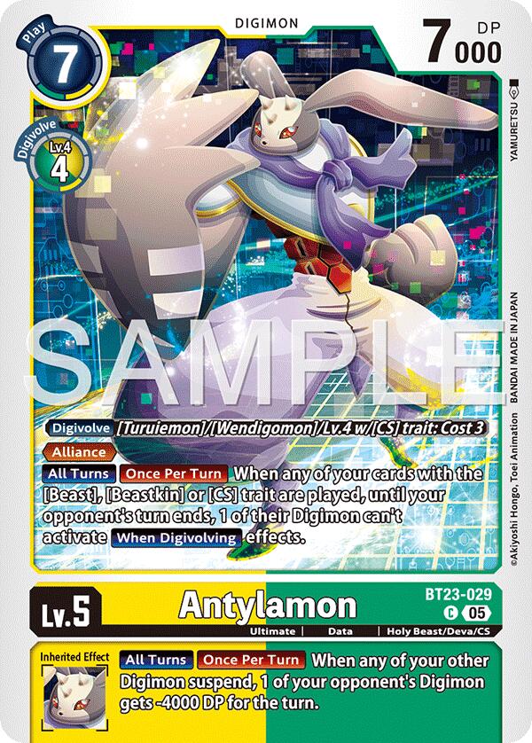 Antylamon [BT23-029] [Hackers' Slumber] - Destination Retro