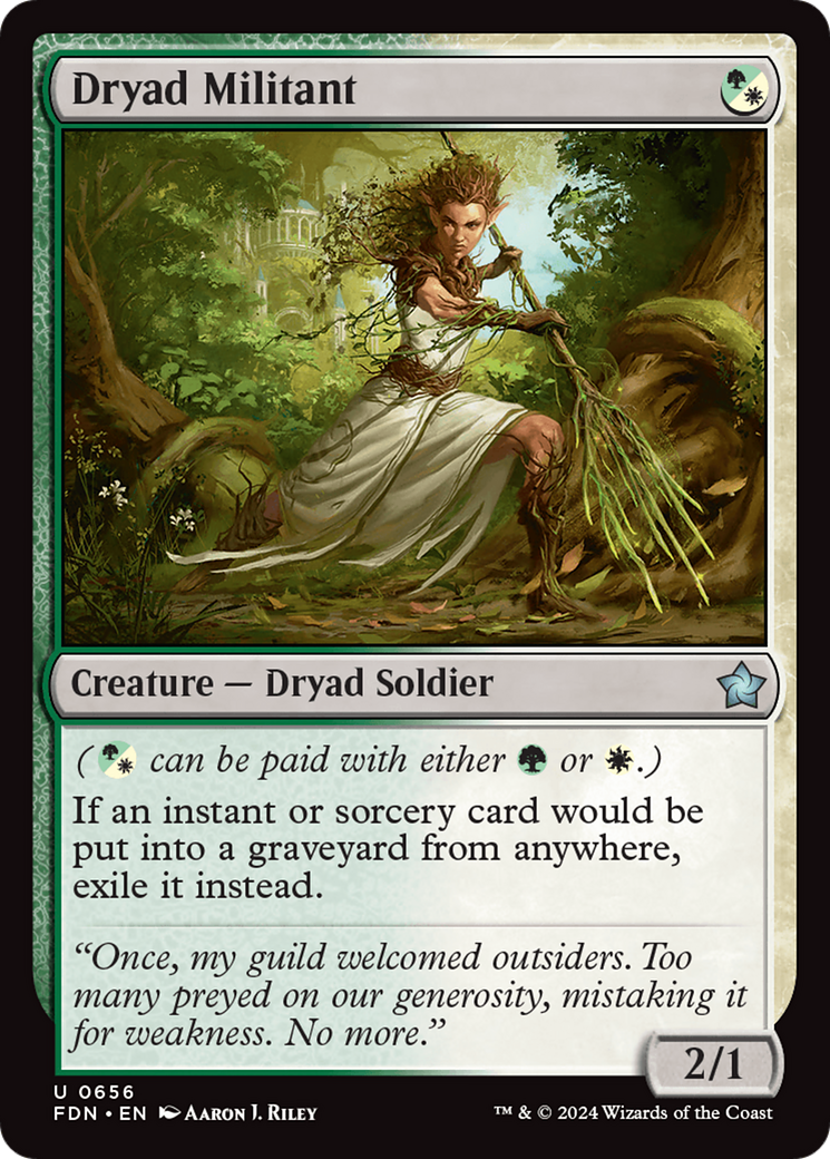 Dryad Militant [Foundations] - Destination Retro