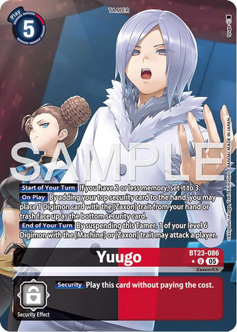 Yuugo [BT23-086] (Alternate Art) [Hackers' Slumber] - Destination Retro