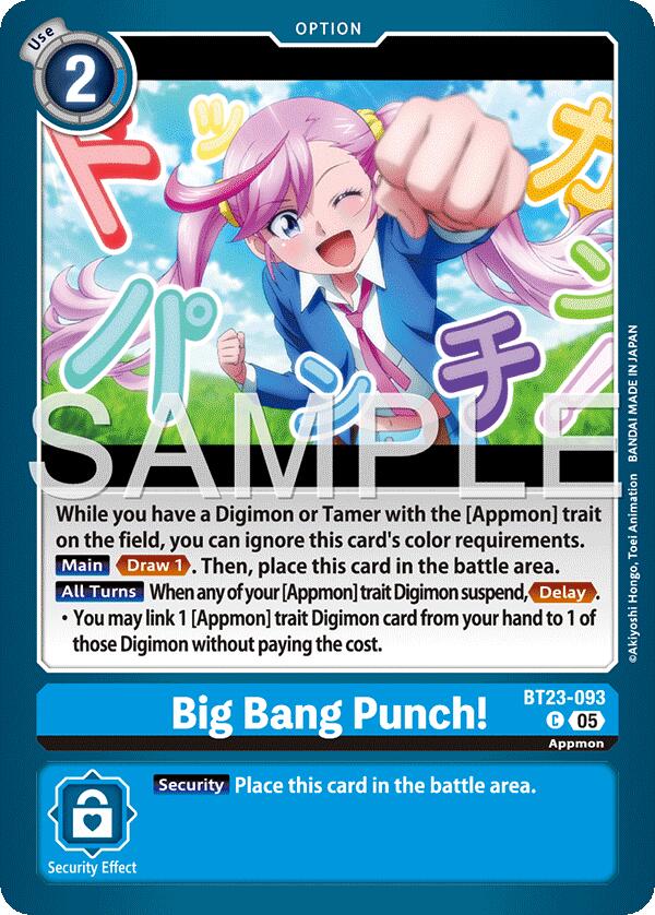 Big Bang Punch! [BT23-093] [Hackers' Slumber] - Destination Retro