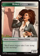 Human Citizen // Treasure Double-Sided Token [Marvel's Spider-Man Tokens] - Destination Retro