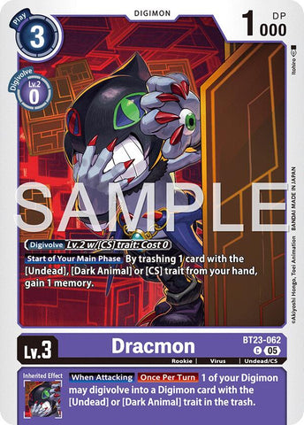 Dracmon [BT23-062] [Hackers' Slumber] - Destination Retro