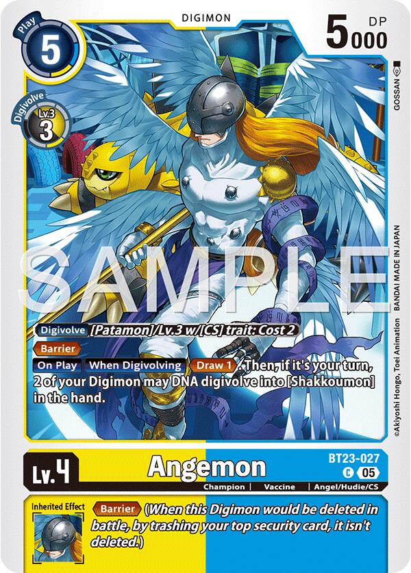 Angemon [BT23-027] [Hackers' Slumber] - Destination Retro