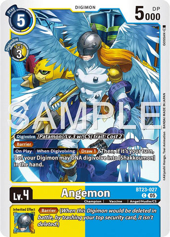 Angemon [BT23-027] [Hackers' Slumber] - Destination Retro