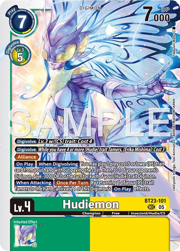 Hudiemon [BT23-101] [Hackers' Slumber] - Destination Retro