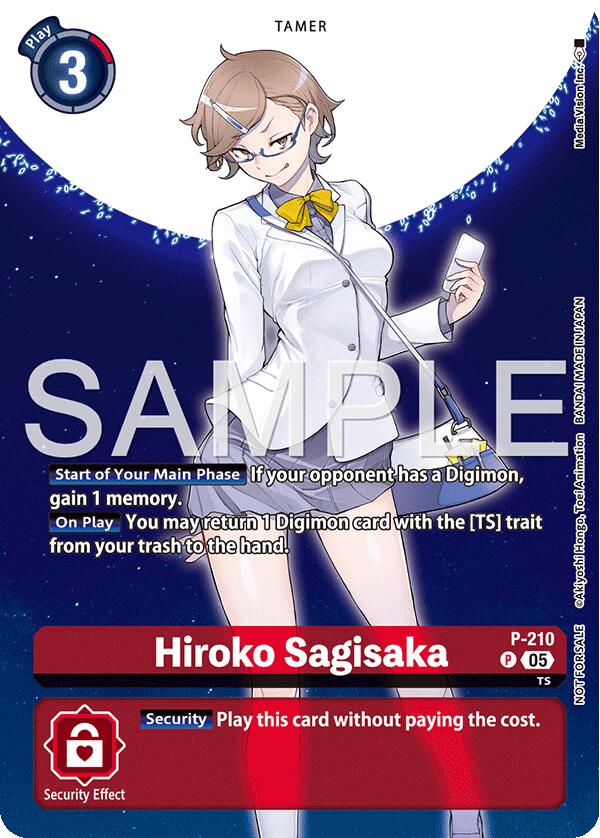 Hiroko Sagisaka [P-210] (Hacker's Slumber Box Promotion Pack) [Promotional Cards] - Destination Retro