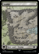 Swamp (0718) (Surge Foil) [The Lord of the Rings: Tales of Middle-Earth] - Destination Retro