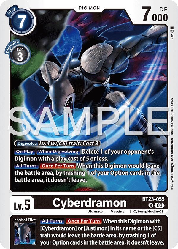 Cyberdramon [BT23-055] [Hackers' Slumber] - Destination Retro