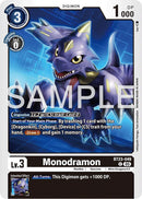 Monochromon [BT23-049] [Hackers' Slumber] - Destination Retro