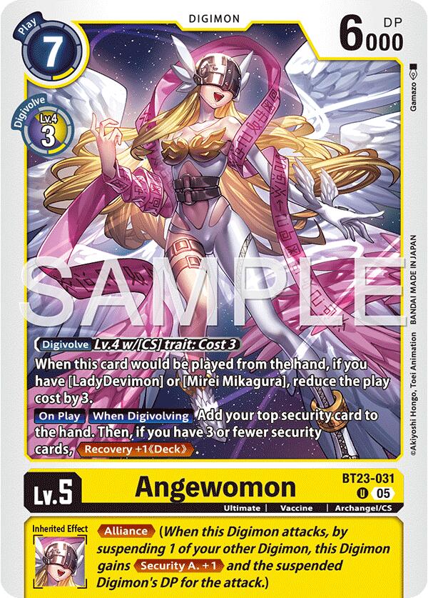 Angewomon [BT23-031] [Hackers' Slumber] - Destination Retro