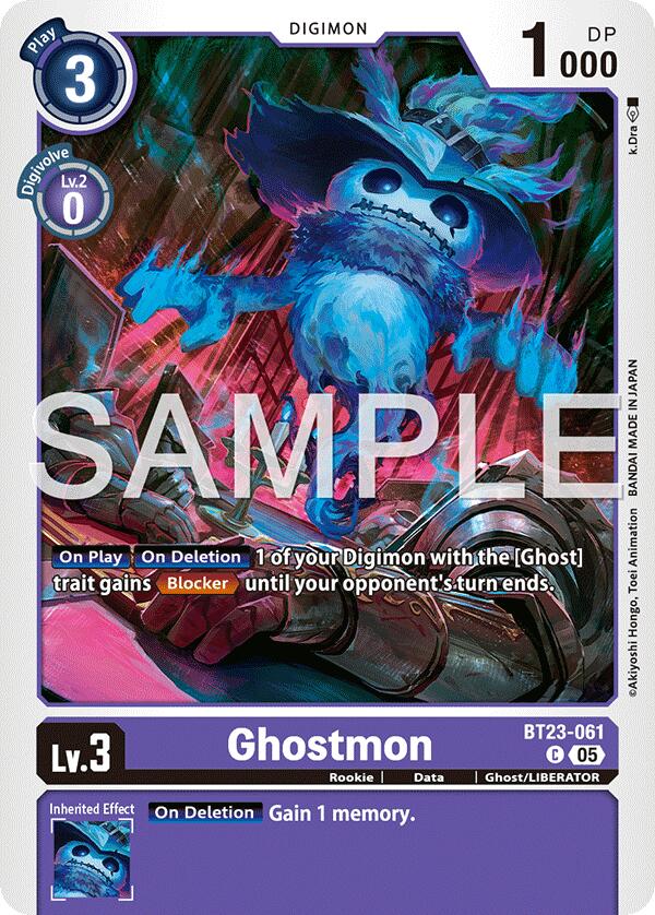 Ghostmon [BT23-061] [Hackers' Slumber] - Destination Retro