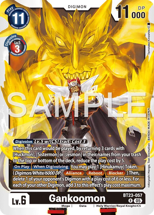 Gankoomon [BT23-057] [Hackers' Slumber] - Destination Retro