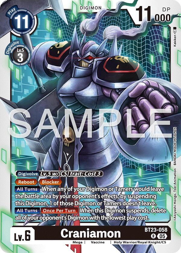 Craniamon [BT23-058] [Hackers' Slumber] - Destination Retro