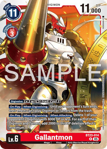 Gallantmon [BT23-014] [Hackers' Slumber] - Destination Retro