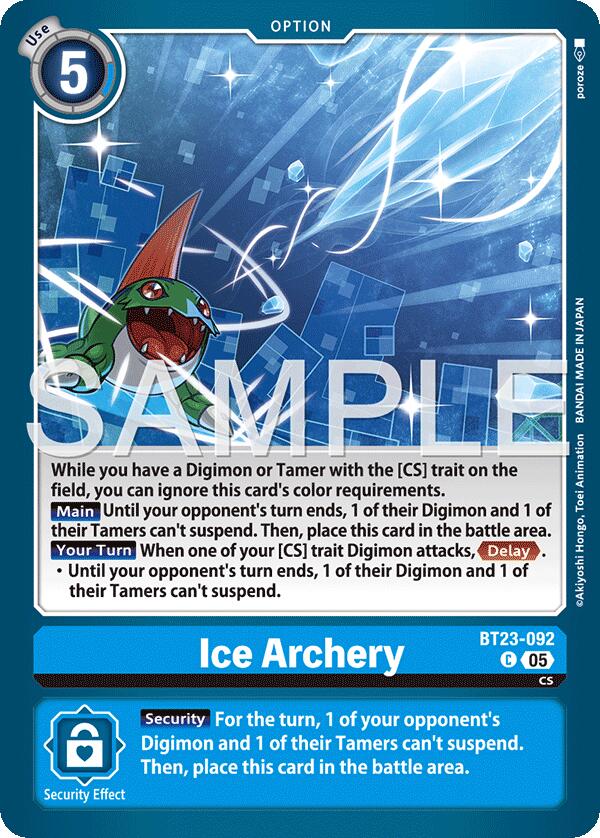 Ice Archery [BT23-092] [Hackers' Slumber] - Destination Retro