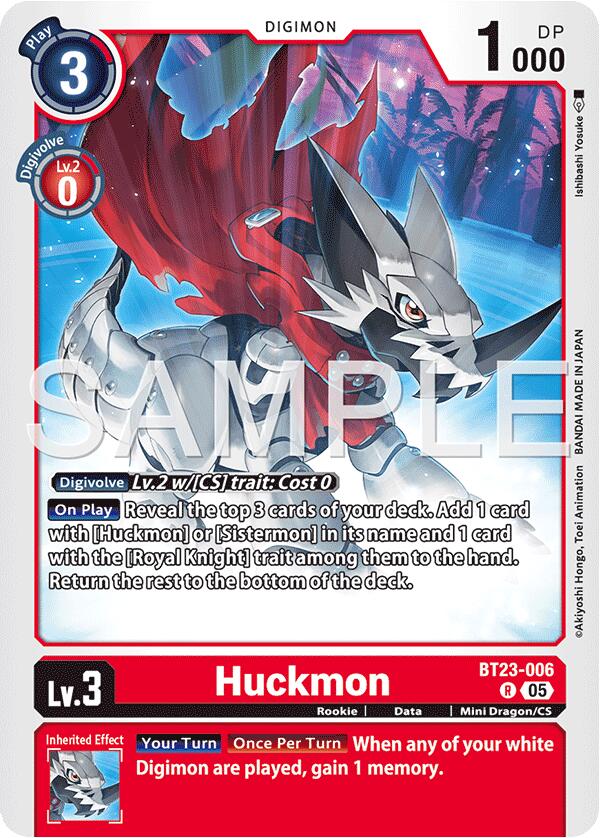 Huckmon [BT23-006] [Hackers' Slumber] - Destination Retro