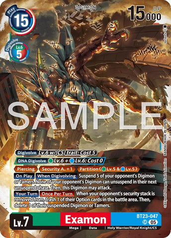 Examon [BT23-047SR] [Hackers' Slumber] - Destination Retro