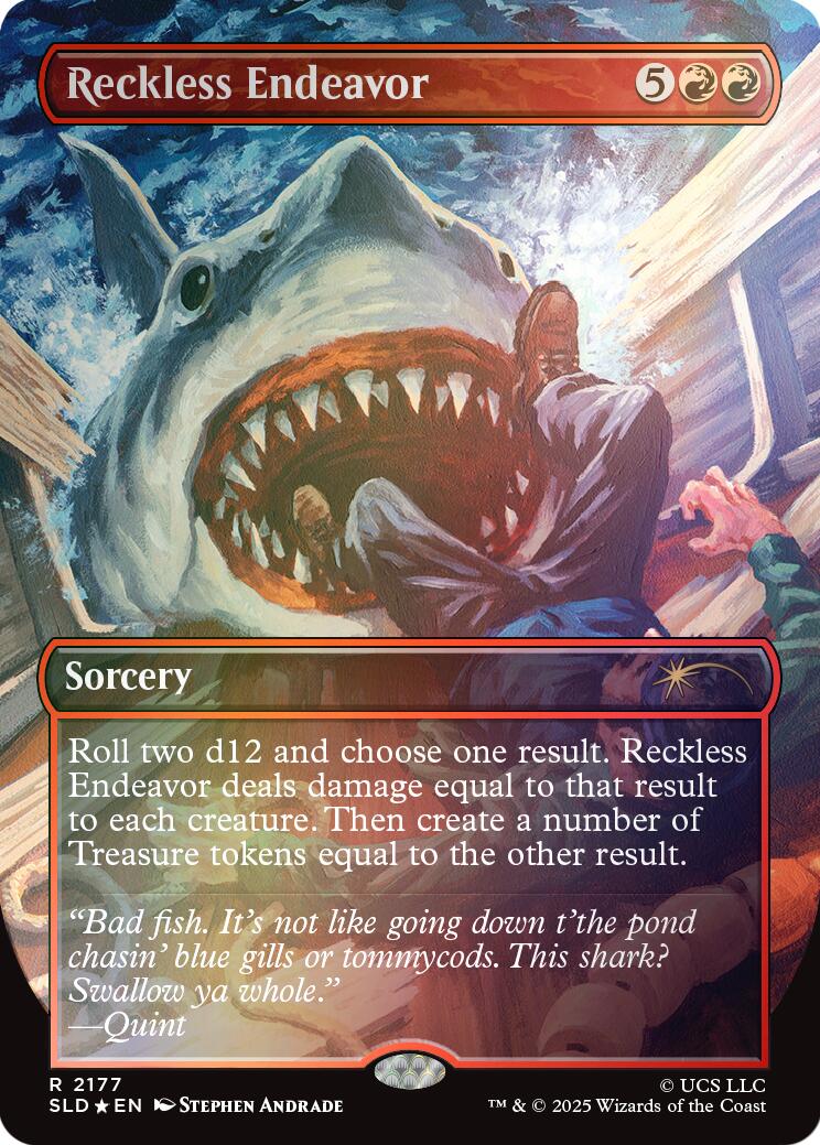 Reckless Endeavor (Rainbow Foil) [Secret Lair Drop Series] - Destination Retro