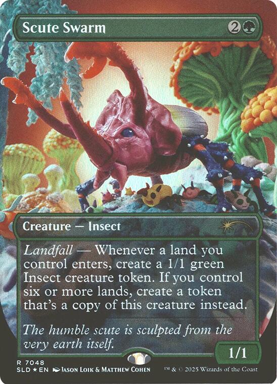 Scute Swarm (Rainbow Foil) [Secret Lair Drop Series] - Destination Retro