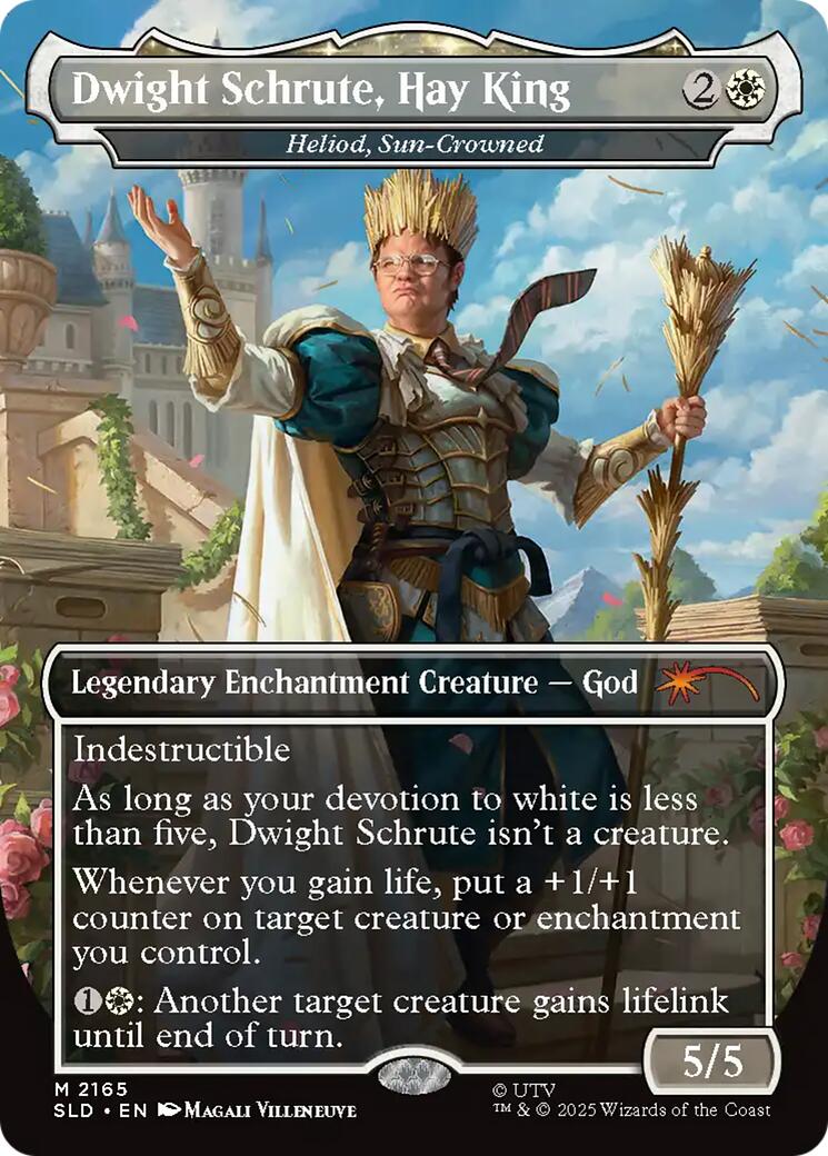 Dwight Schrute, Hay King - Heliod, Sun-Crowned [Secret Lair Drop Series] - Destination Retro