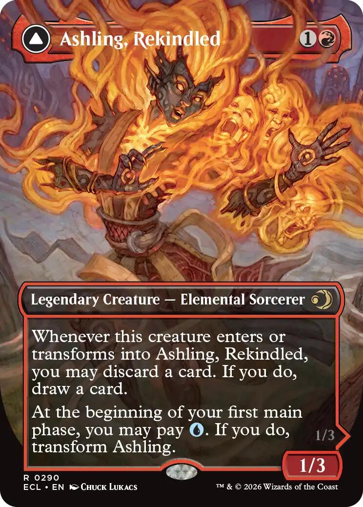 Ashling, Rekindled (Borderless) [Lorwyn Eclipsed] - Destination Retro