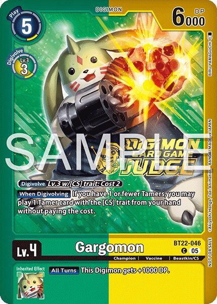 Gargomon [BT22-046] (Judge Pack 2025 Wave 2) [Cyber Eden] - Destination Retro