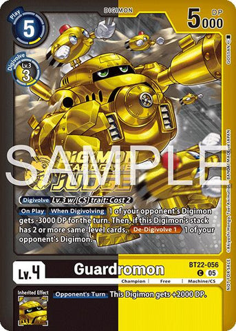 Guardromon [BT22-056] (Judge Pack 2025 Wave 2) [Cyber Eden] - Destination Retro