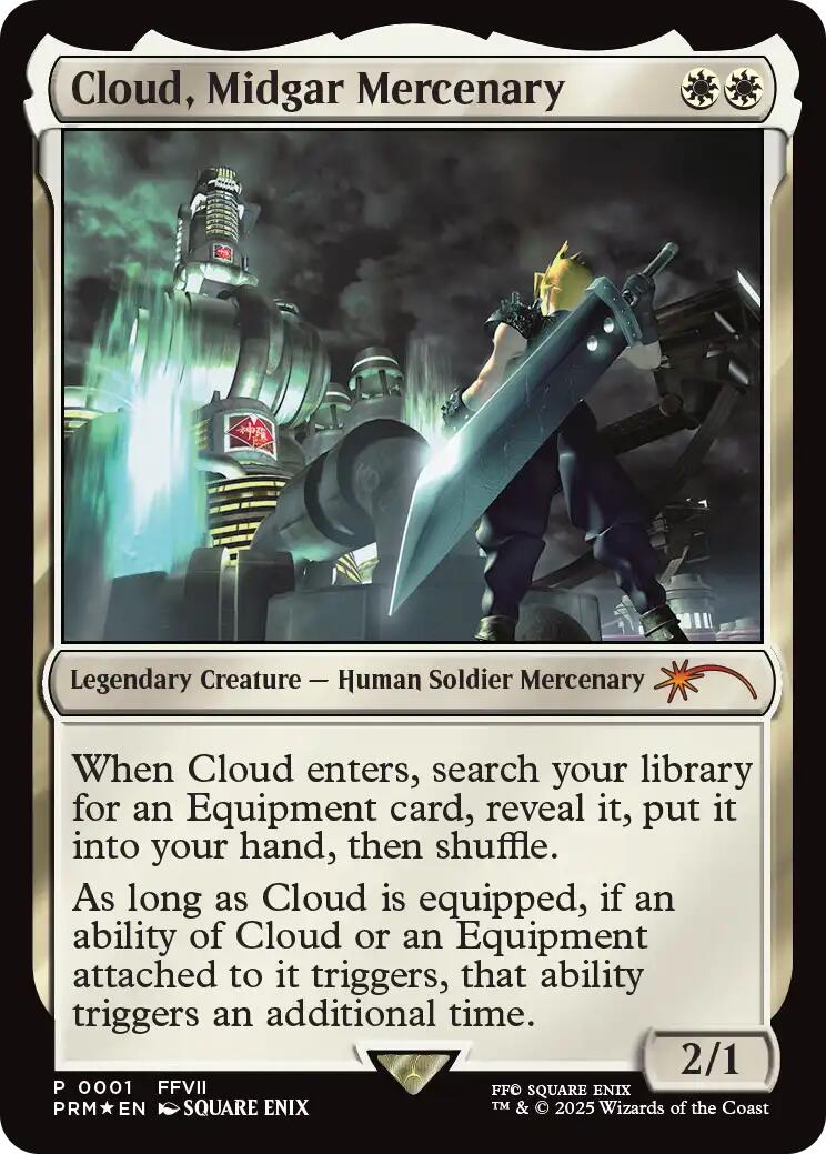 Cloud, Midgar Mercenary [FINAL FANTASY Promos] - Destination Retro