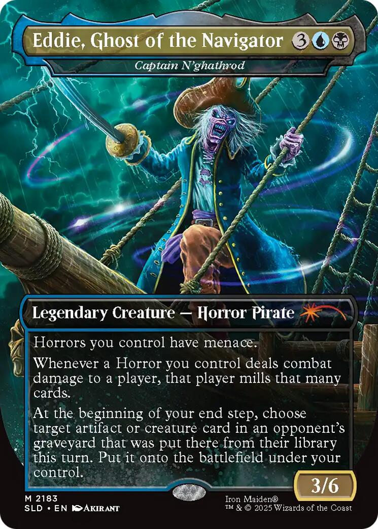 Eddie, Ghost of the Navigator - Captain N'ghathrod [Secret Lair Drop Series] - Destination Retro