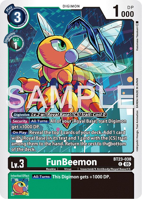 FunBeemon [BT23-038] - BT19-045 [Hackers' Slumber] - Destination Retro