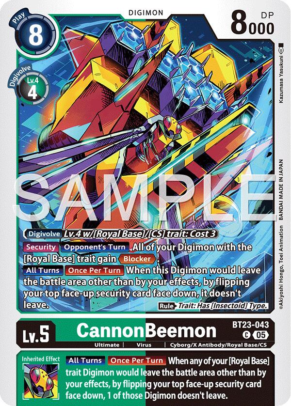 CannonBeemon [BT23-043] [Hackers' Slumber] - Destination Retro