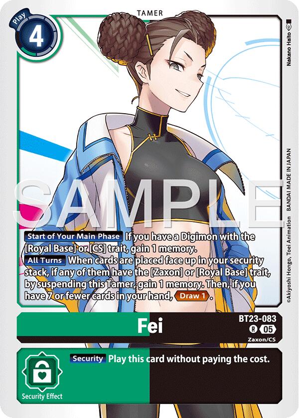 Fei [BT23-083] [Hackers' Slumber] - Destination Retro