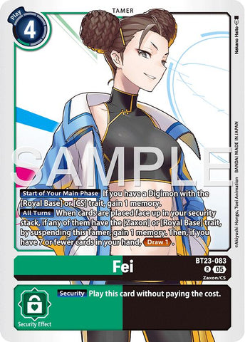 Fei [BT23-083] [Hackers' Slumber] - Destination Retro
