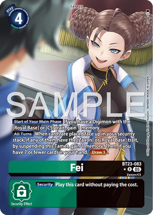 Fei [BT23-083] (Alternate Art) [Hackers' Slumber] - Destination Retro