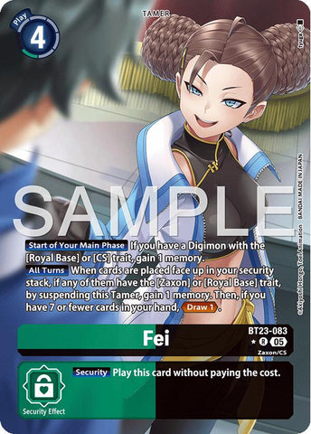 Fei [BT23-083] (Alternate Art) [Hackers' Slumber] - Destination Retro