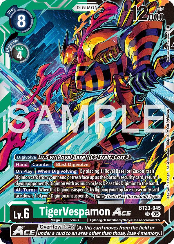 TigerVespamon ACE [BT23-045] [Hackers' Slumber] - Destination Retro