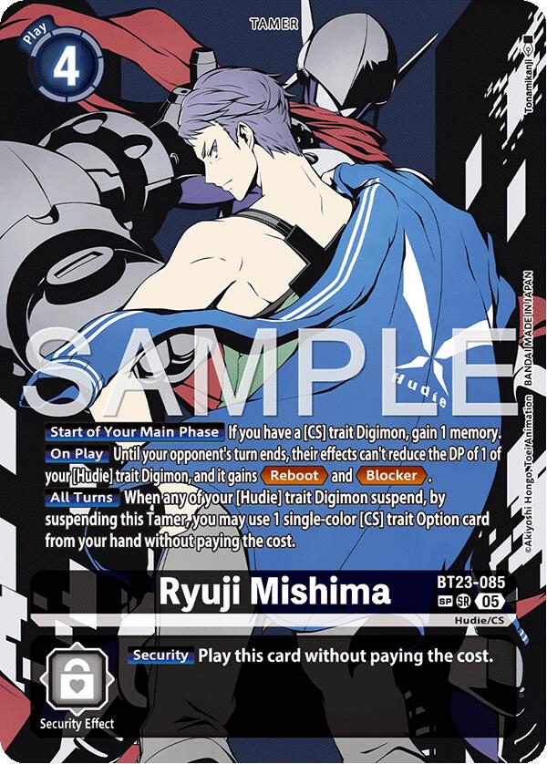 Ryuji Mishima [BT23-085] (SP) [Hackers' Slumber] - Destination Retro