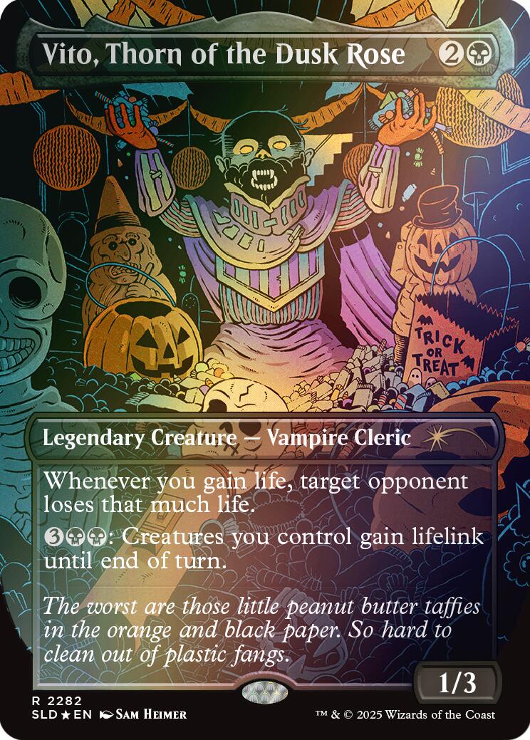 Vito, Thorn of the Dusk Rose (Rainbow Foil) [Secret Lair Drop Series] - Destination Retro