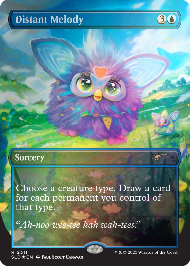 Distant Melody (2311) (Rainbow Foil) [Secret Lair Drop Series] - Destination Retro