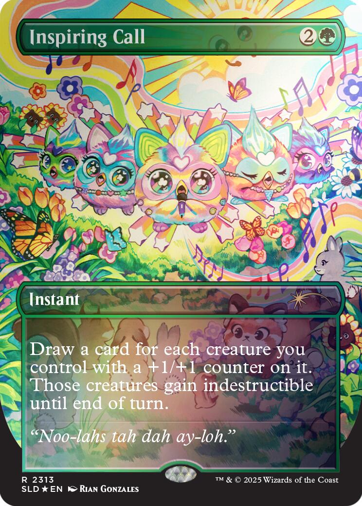 Inspiring Call (Rainbow Foil) [Secret Lair Drop Series] - Destination Retro