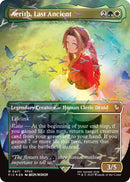 Aerith, Last Ancient (Borderless) (Chocobo Track Foil) [FINAL FANTASY Commander] - Destination Retro