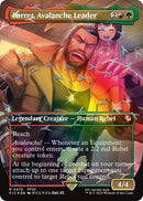 Barret, Avalanche Leader (Borderless) (Chocobo Track Foil) [FINAL FANTASY Commander] - Destination Retro